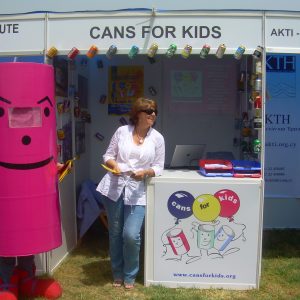 CANS FOR KIDS AT THE CIVIL SOCIETY FAIR