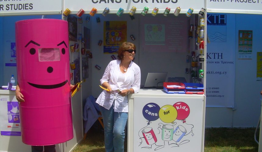 CANS FOR KIDS AT THE CIVIL SOCIETY FAIR