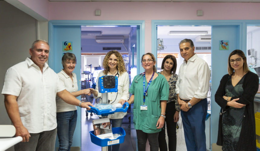 Donation to Neonatal Intensive Care Ward