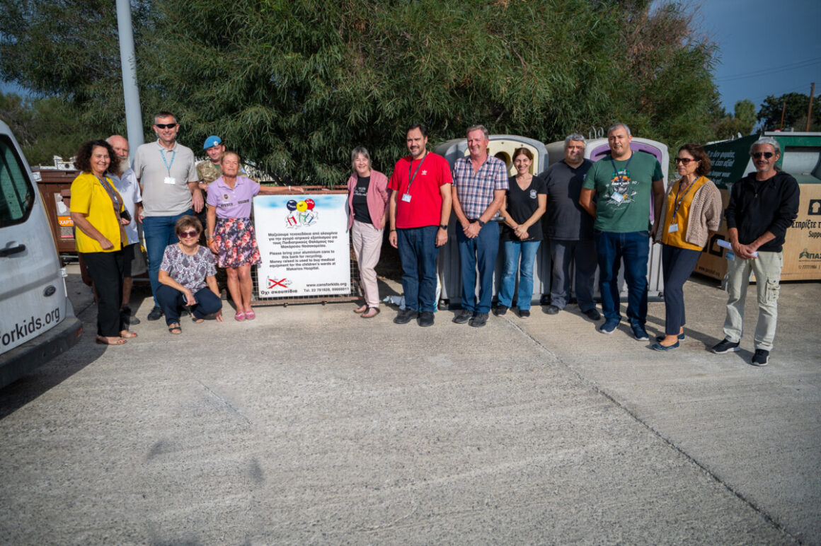 A Cans For Kids container has now been installed in the UNFICYP Green Park A Cans For Kids container has now been installed in the UNFICYP Green Park