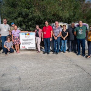 A Cans For Kids container has now been installed in the UNFICYP Green Park
