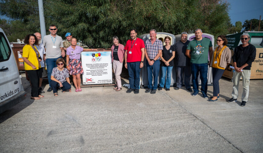 A Cans For Kids container has now been installed in the UNFICYP Green Park